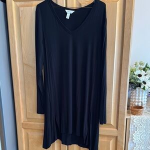 Soma Black Long Sleeve Relaxed Tunic